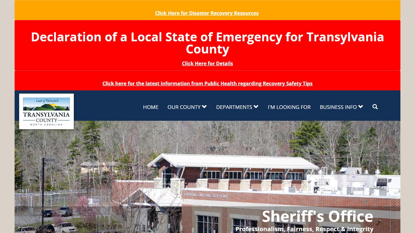 Sheriff's Office | Transylvania County